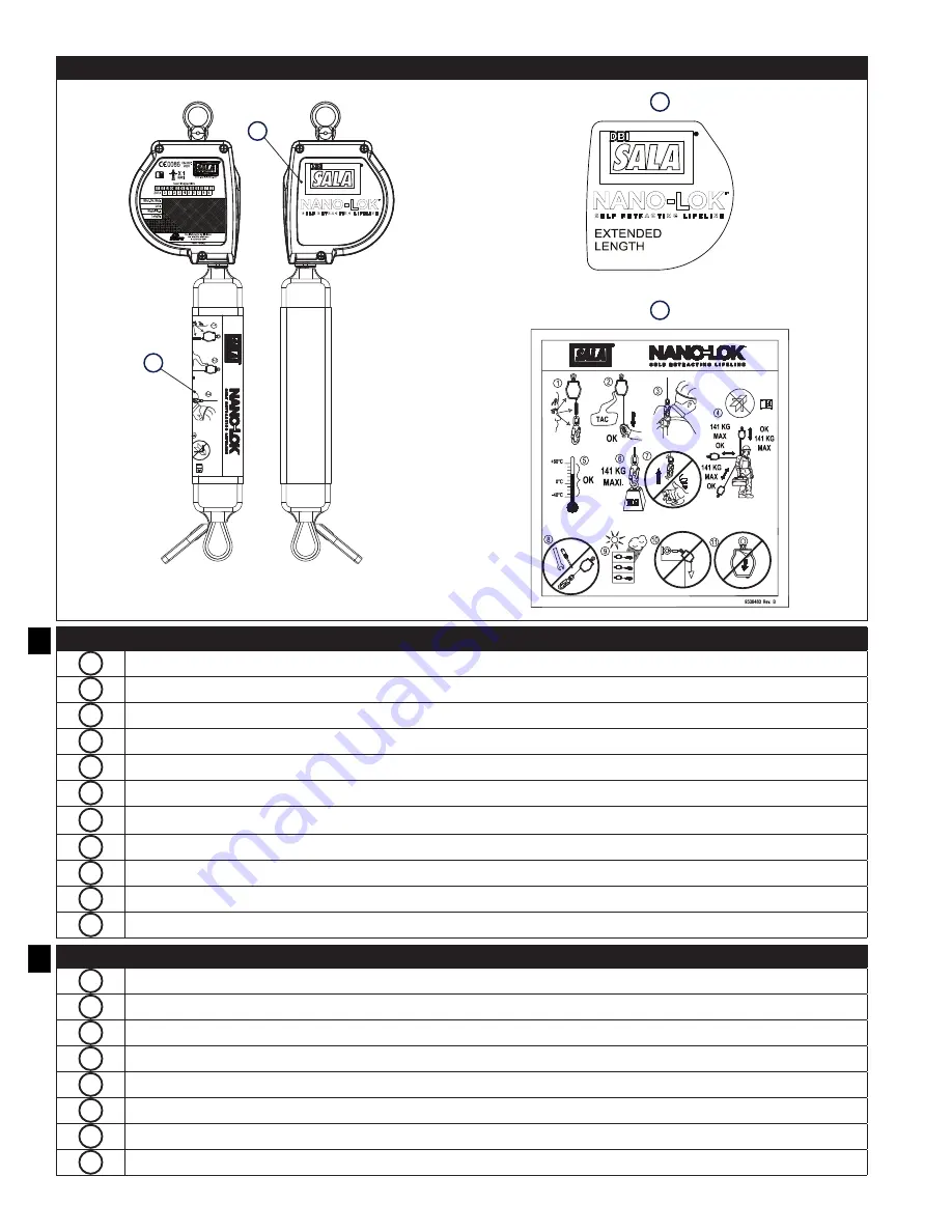 DBI SALA NANO-LOK 3101614 Скачать руководство пользователя страница 14