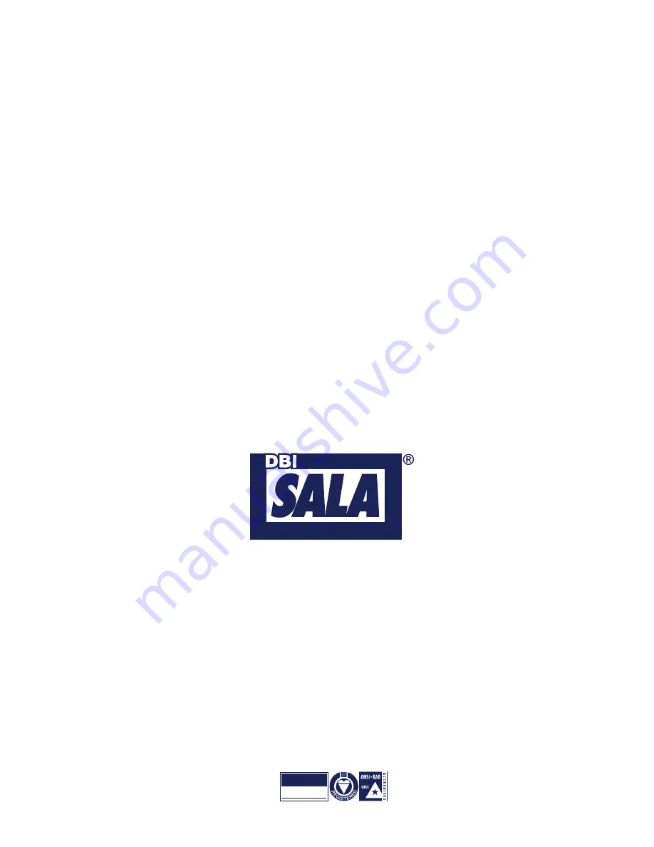 DBI SALA Rescumatic SD-100 User Instruction Manual Download Page 16