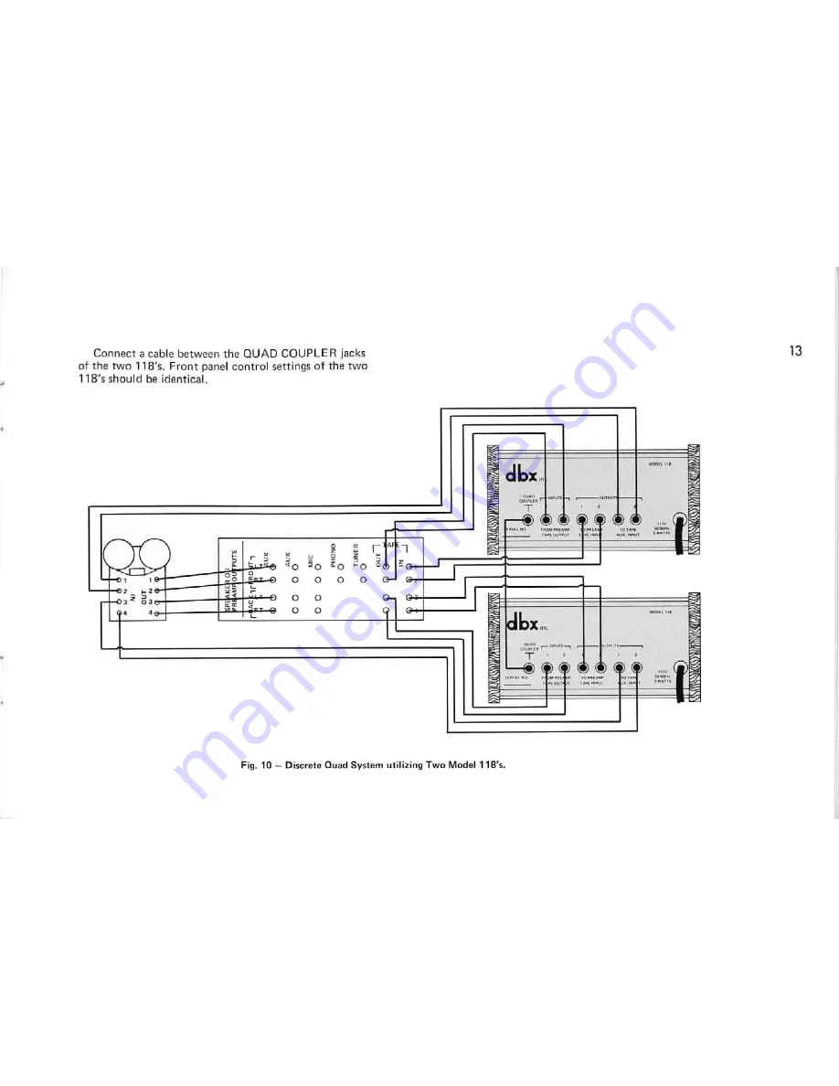 dbx 118 Instruction Manual Download Page 14