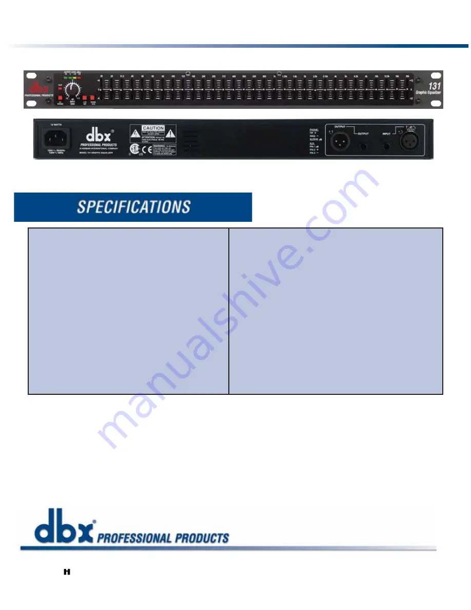 dbx 131, 215, 231 Скачать руководство пользователя страница 2