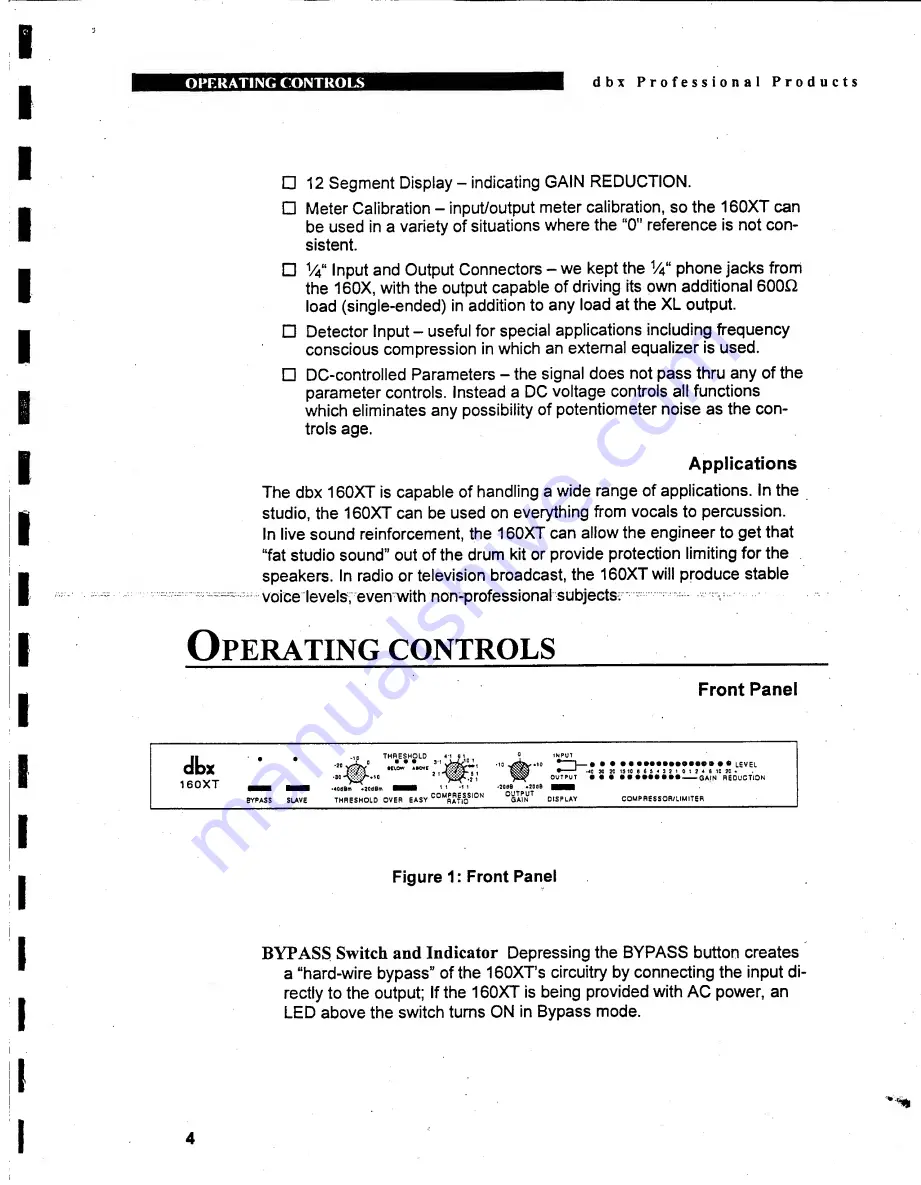 dbx 160X Service Manual Download Page 5