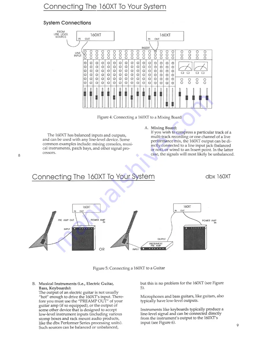 dbx 160XT Instruction Manual Download Page 6