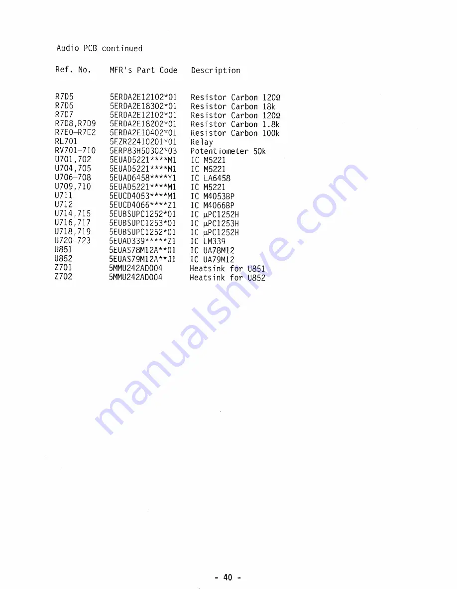 dbx DX5 Service Manual Download Page 36