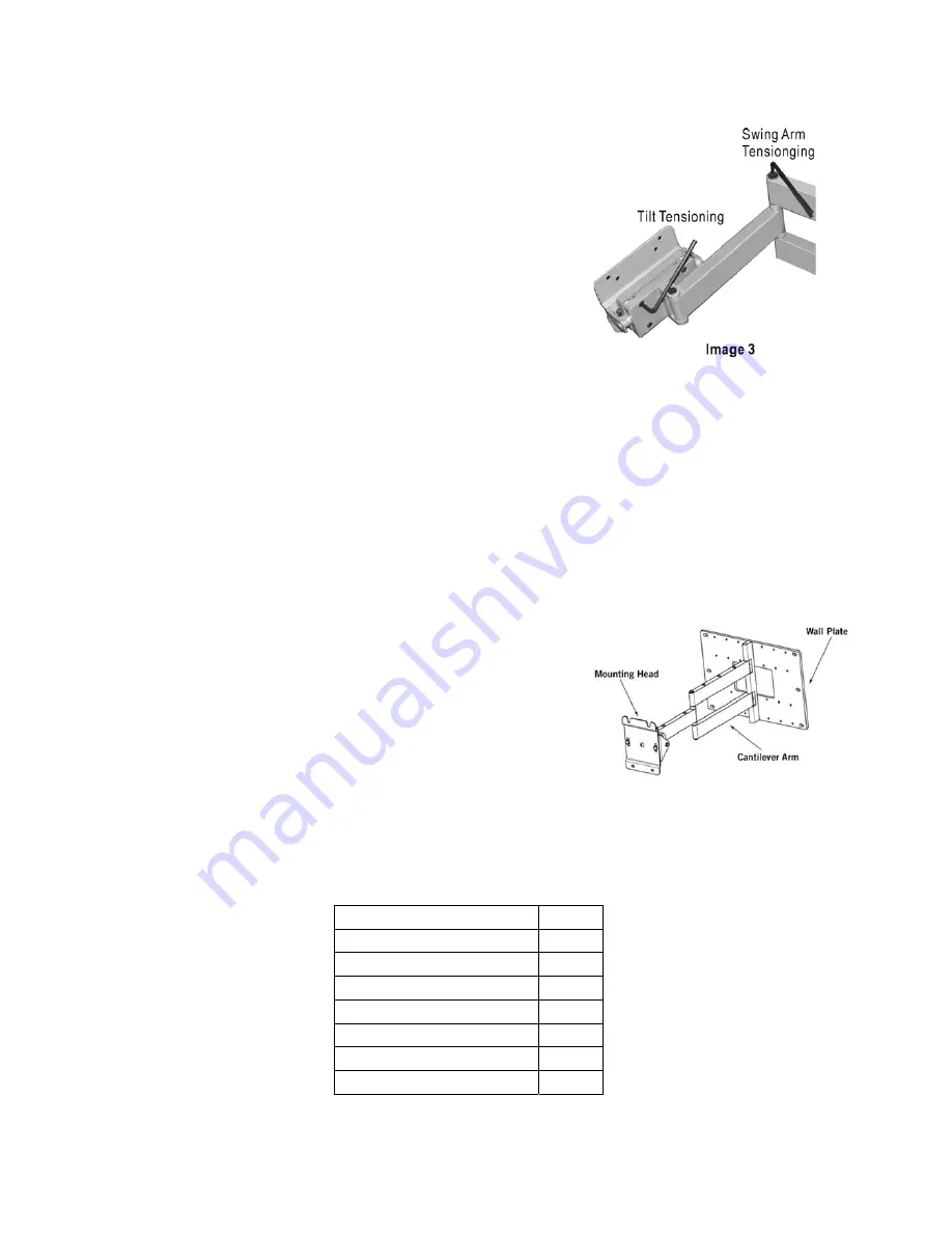 DCS Flat Panel TV Installation Manual Download Page 4