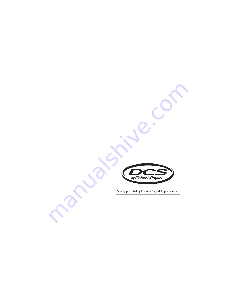 DCS Vent Hood ES30 Installation Manual Download Page 20