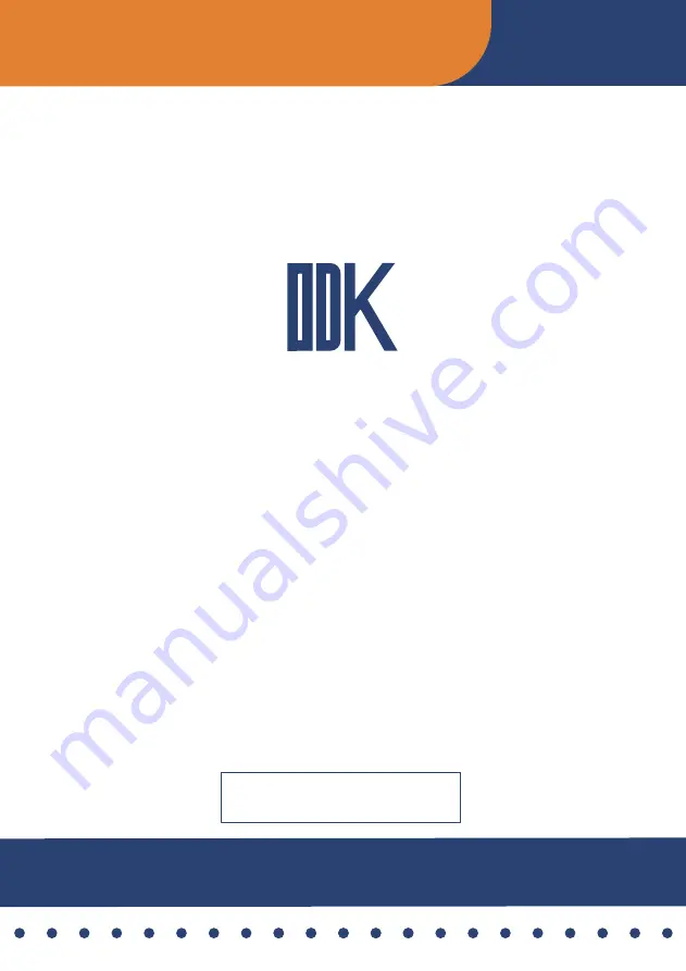 DDK L SHAPED User Manual Download Page 16