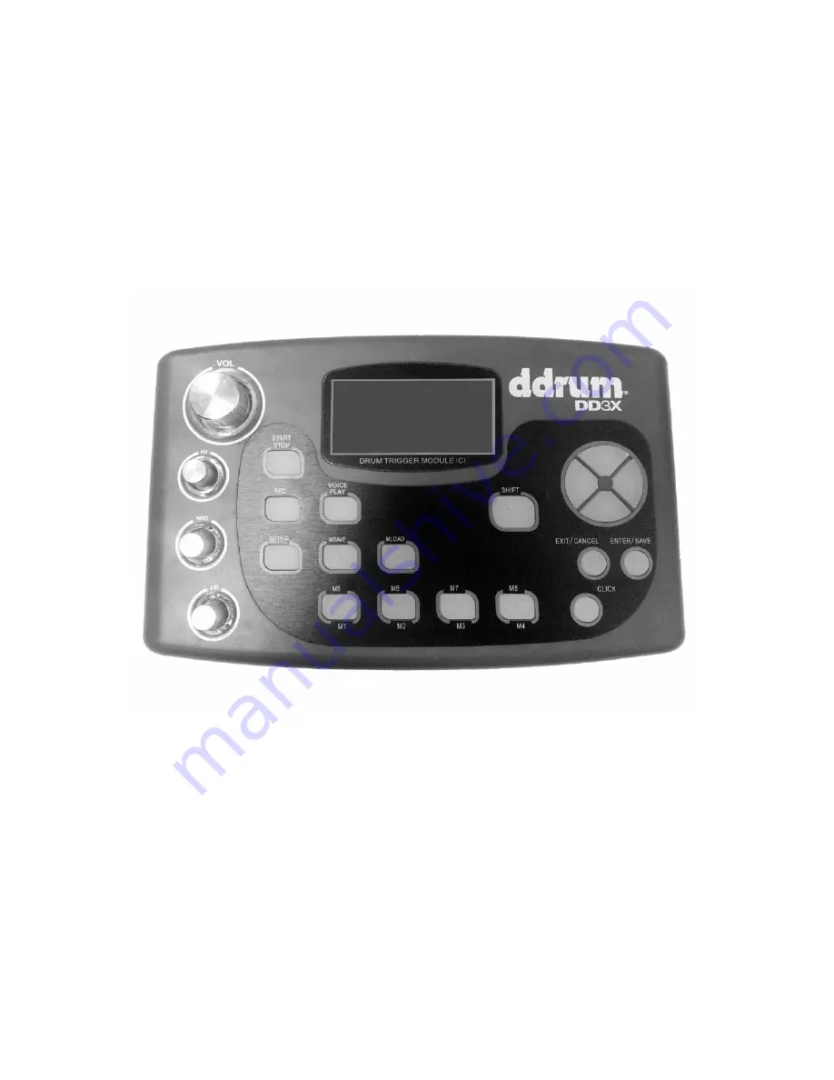 ddrum DD3X Owner'S Manual Download Page 1