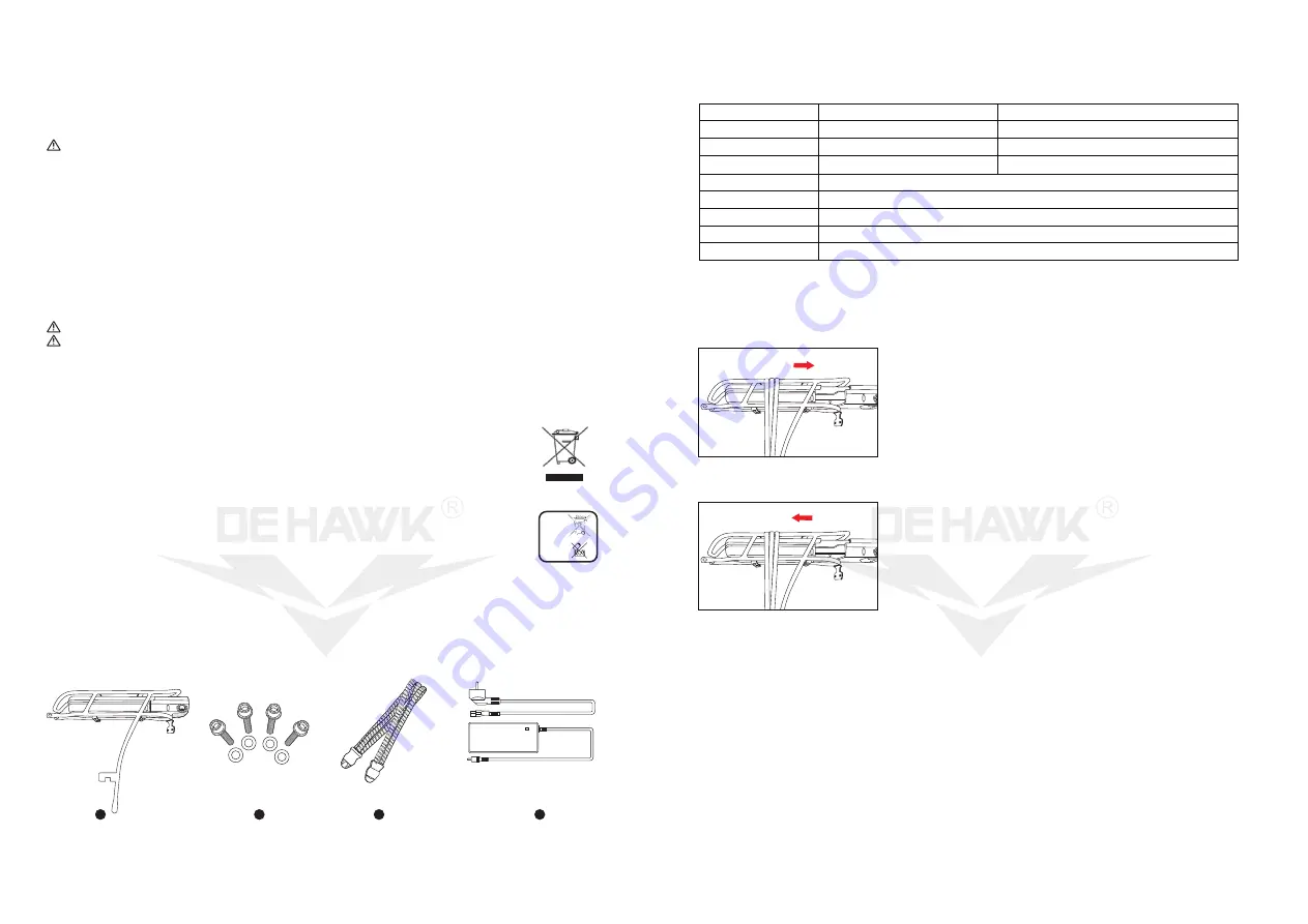 DE HAWK BKR4Y2413 Скачать руководство пользователя страница 2