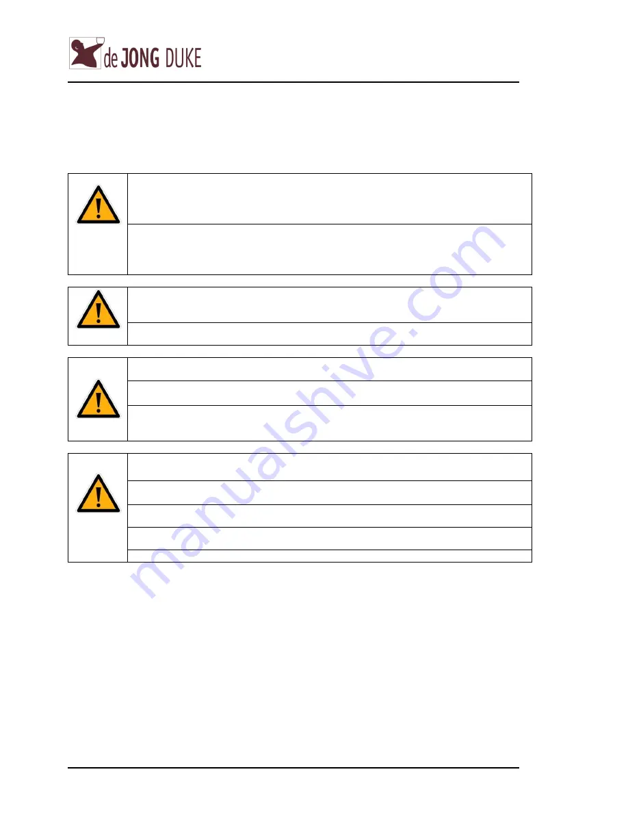 de Jong Duke Edge 1-000 series User Manual Download Page 6