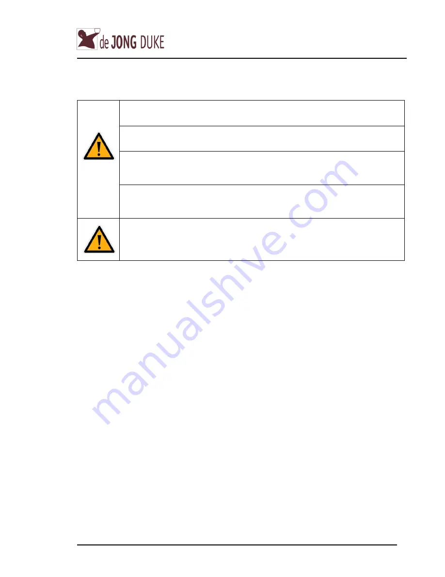 de Jong Duke Edge 2-000 Series User Manual Download Page 15