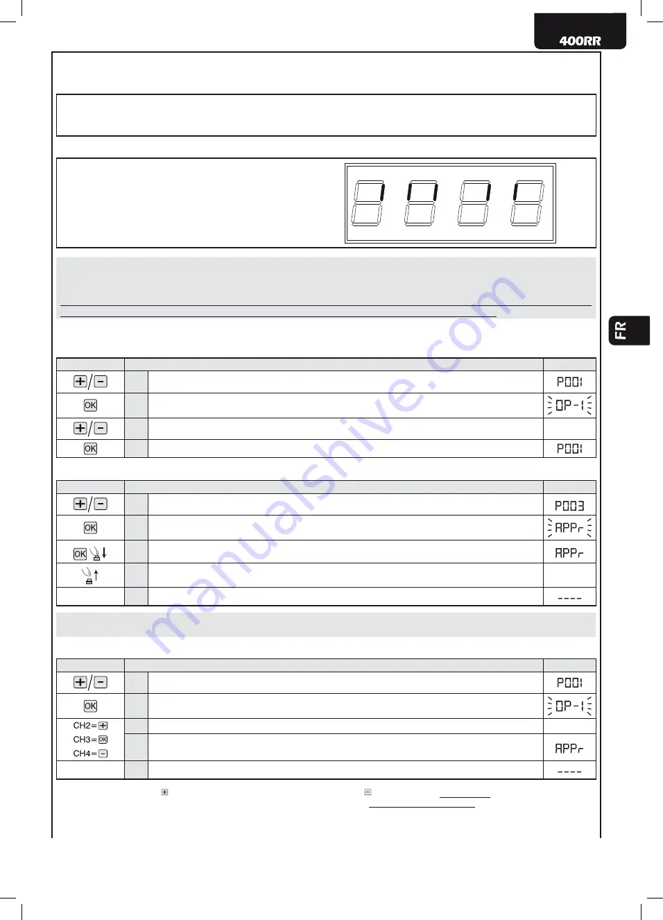 Dea 400RR Operating Instructions And Warnings Download Page 25