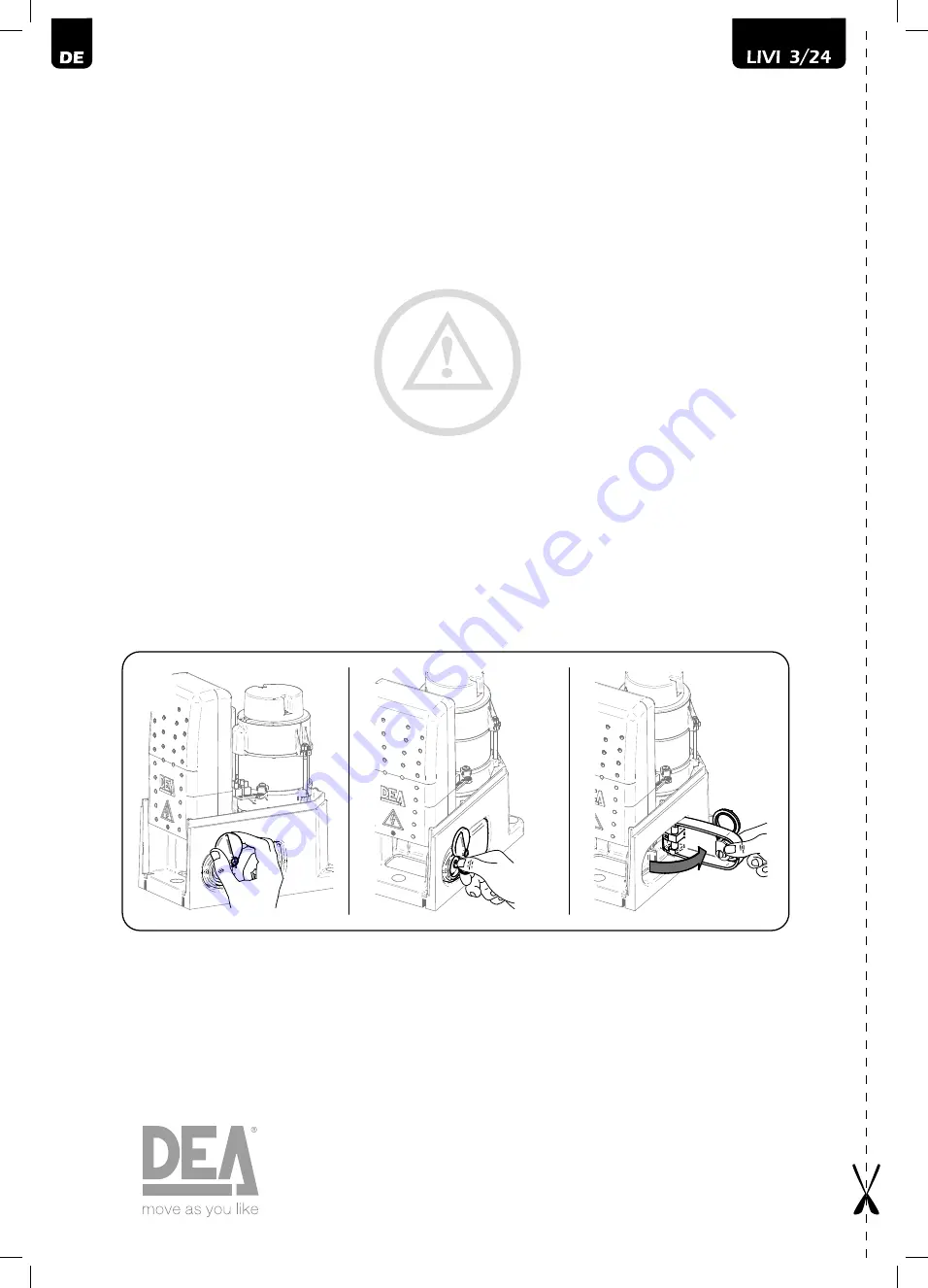 Dea LIVI 3/24 Operating Instructions And Warnings Download Page 172