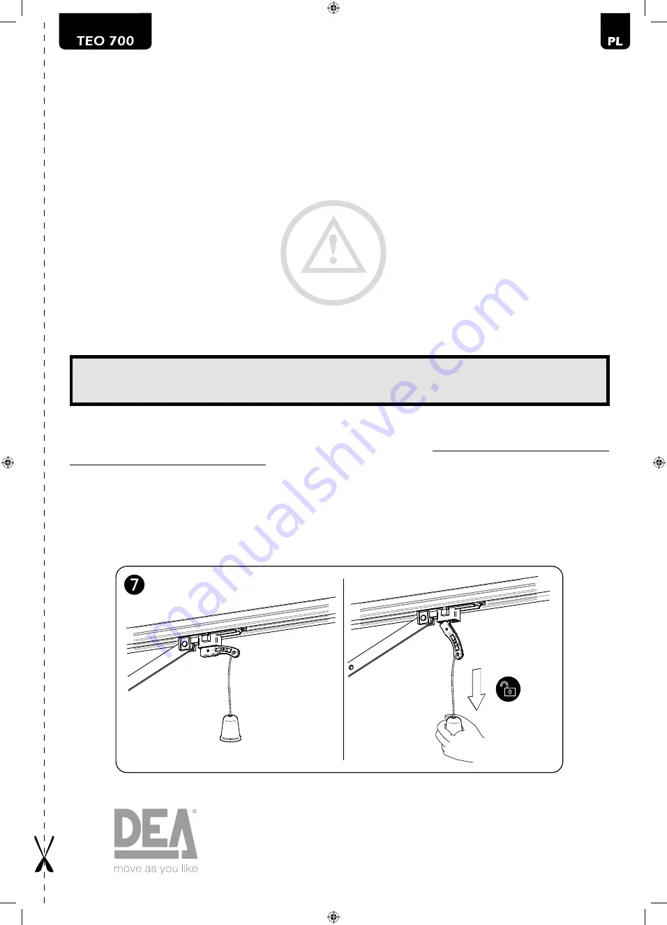 Dea TEO 700 Operating Instructions Manual Download Page 77