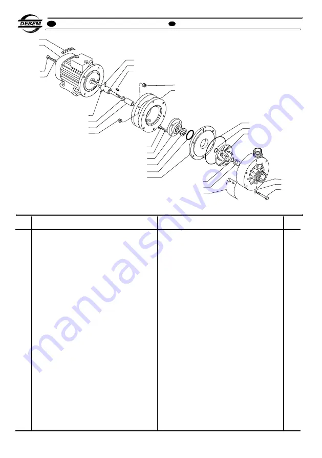 Debem MB 080 Instructions For Use And Maintenance Manual Download Page 35