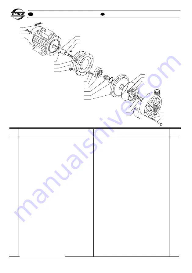 Debem MB 080 Instructions For Use And Maintenance Manual Download Page 41