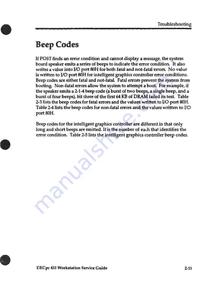 DEC DECpc 433 Service Manual Download Page 37