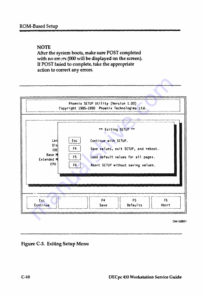 DEC DECpc 433 Service Manual Download Page 128