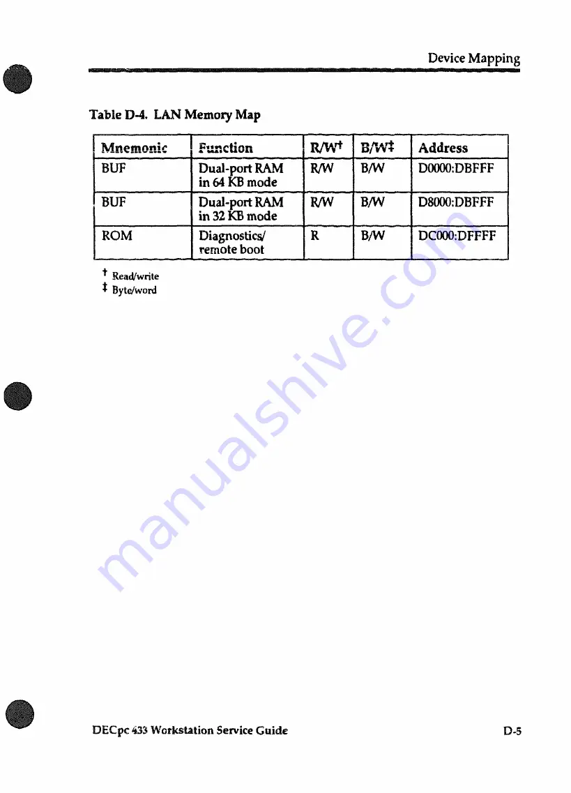 DEC DECpc 433 Service Manual Download Page 134