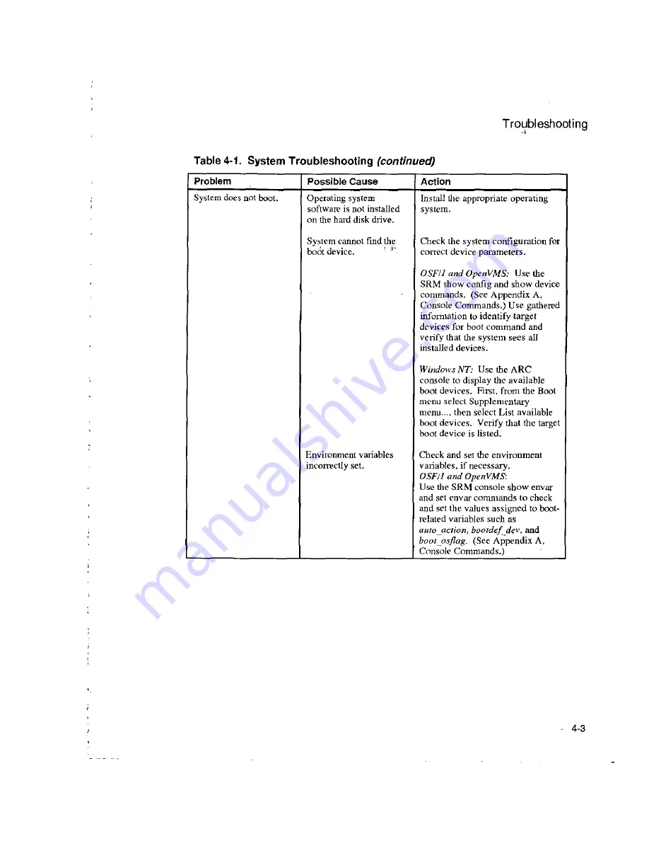 DEC Digital AlphaServer 400 series User Information Download Page 60