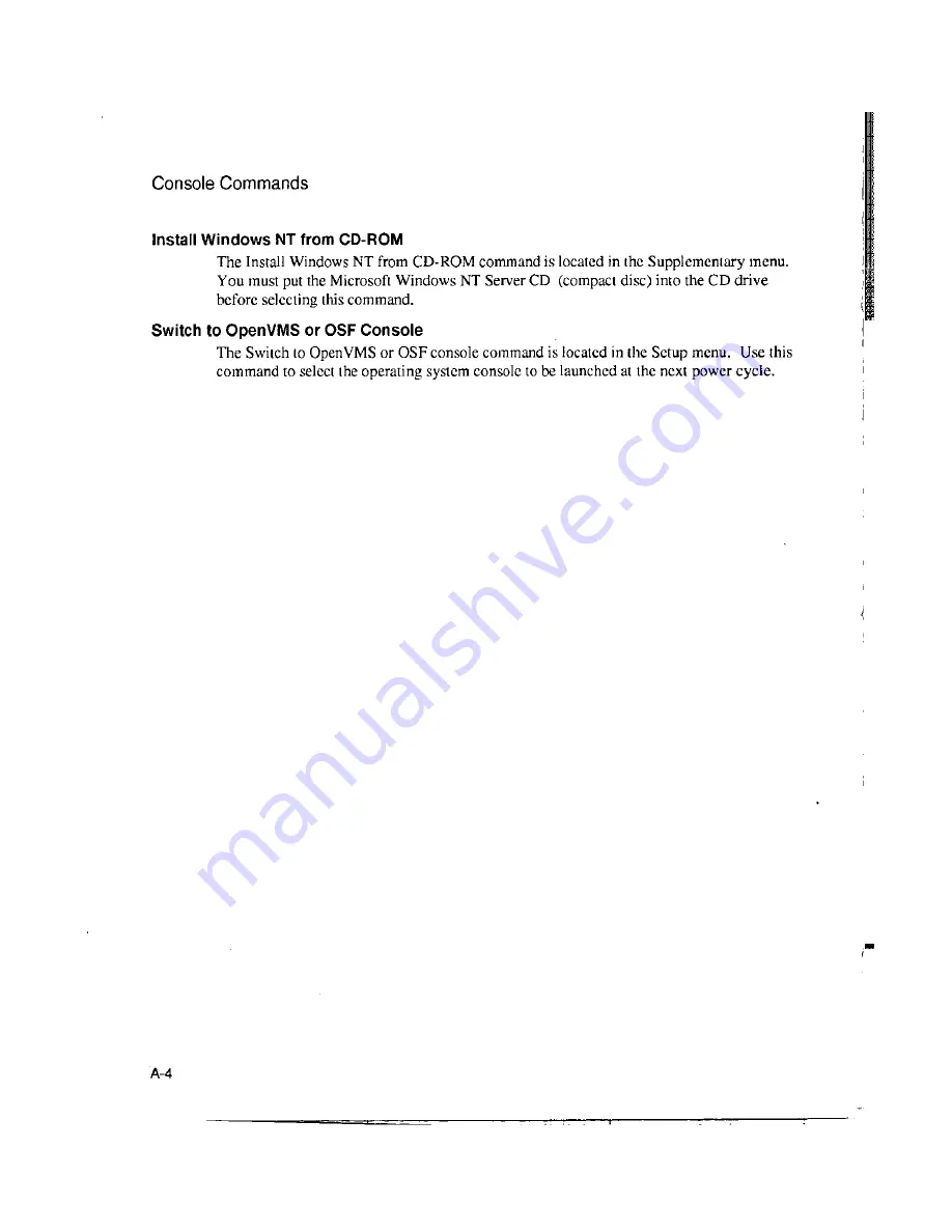 DEC Digital AlphaServer 400 series User Information Download Page 69