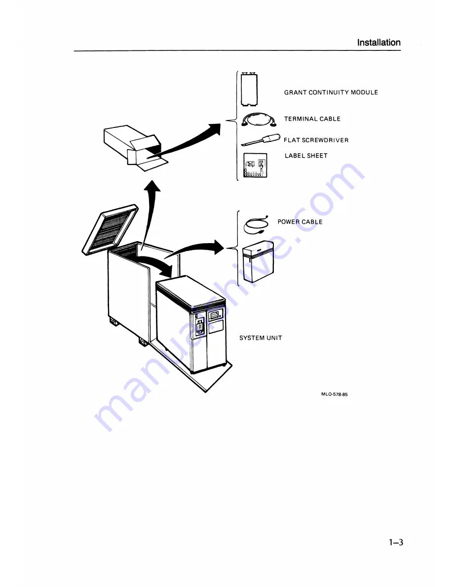 DEC MicroVax II 630QB Owner'S Manual Download Page 13