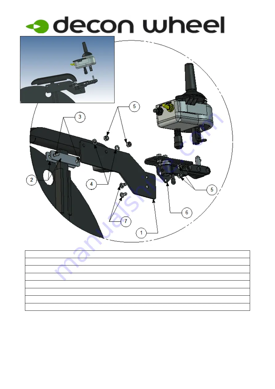 Decon wheel MED3030 Assembly Instructions Download Page 3