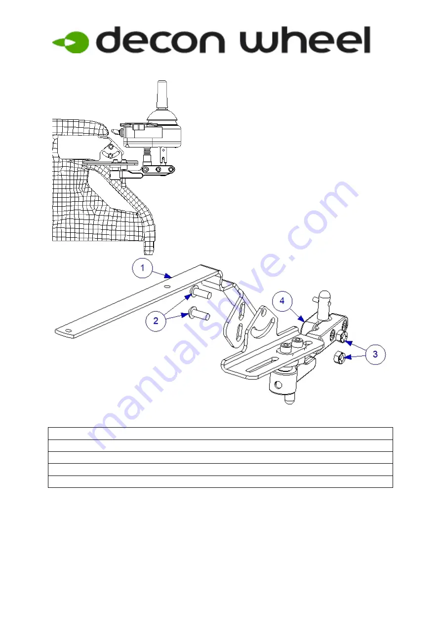 Decon wheel MED3052 Assembly Instructions Manual Download Page 4