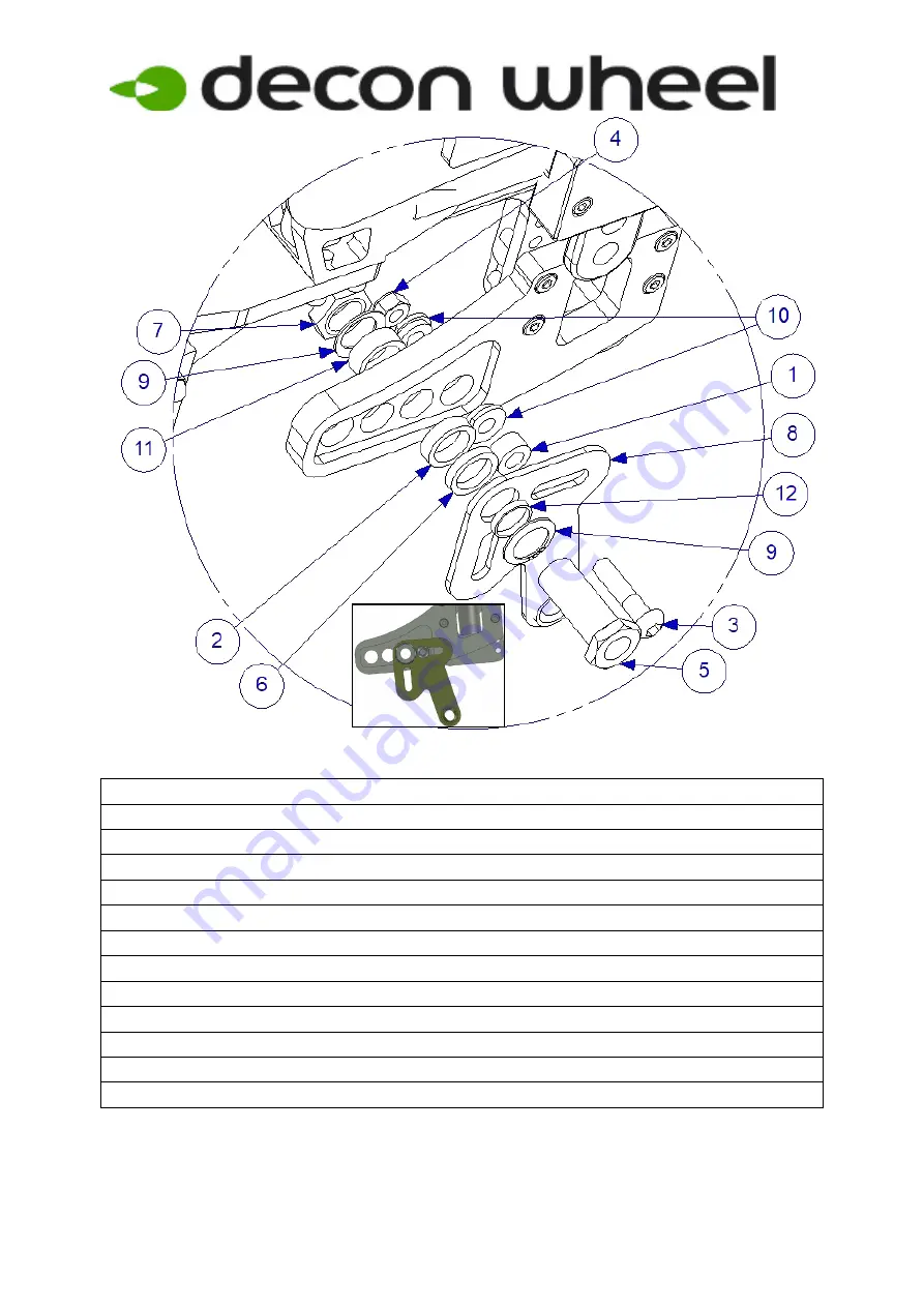 Decon wheel MED3117 Скачать руководство пользователя страница 2