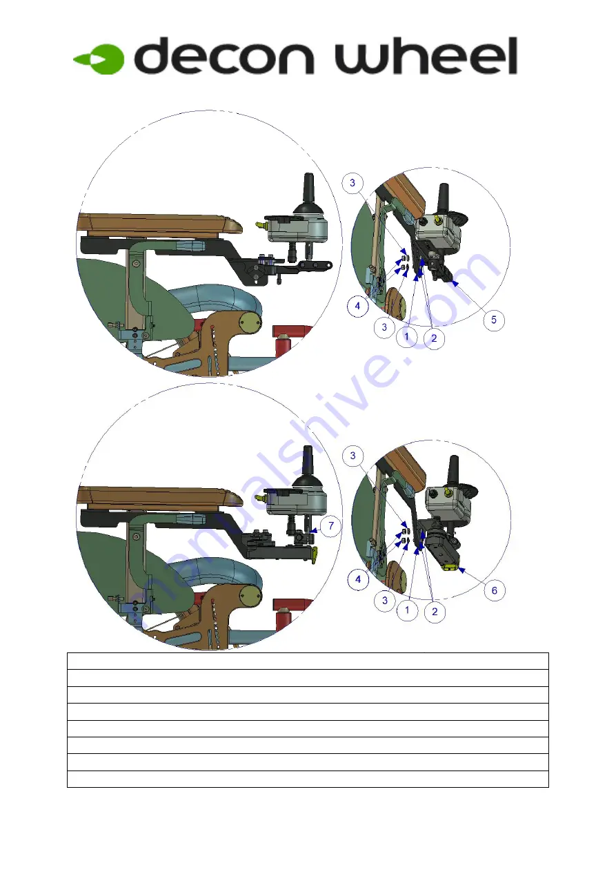 Decon wheel MED3117 Assembly Instructions Manual Download Page 3