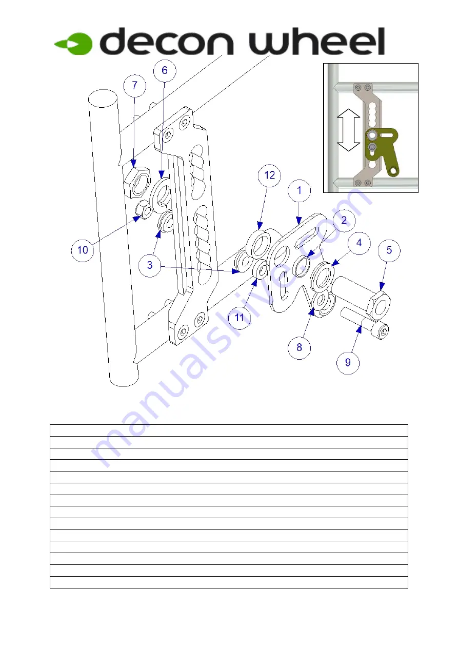 Decon wheel MED3170 Скачать руководство пользователя страница 2