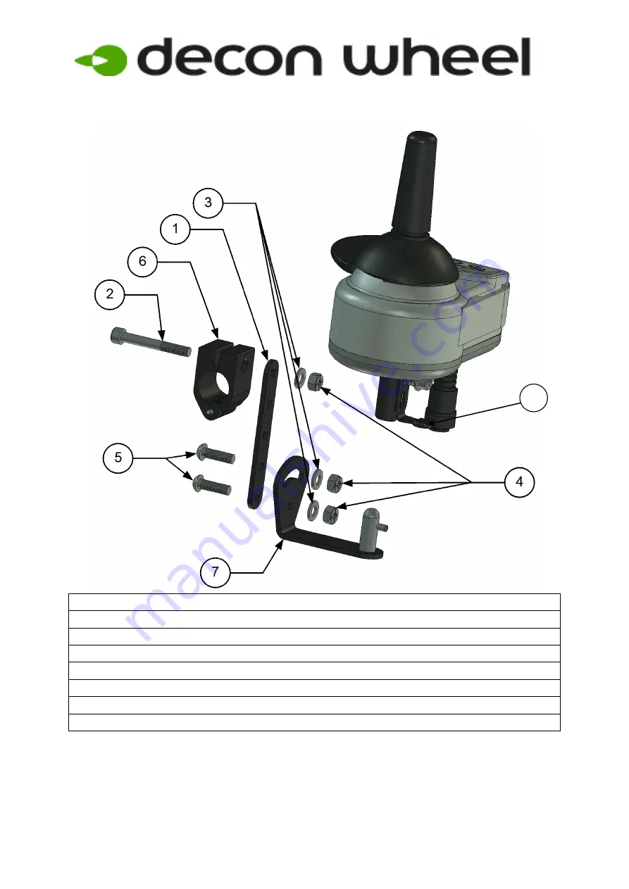 Decon wheel Panthera Bambino MED3130 Assembly Instructions Manual Download Page 4