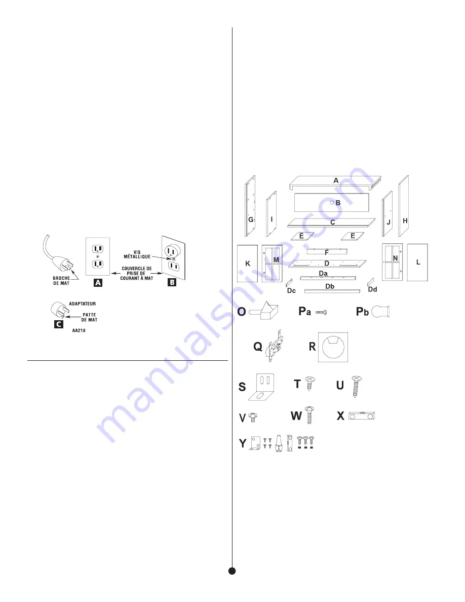 decorflame M405-48FBK Manual Download Page 9