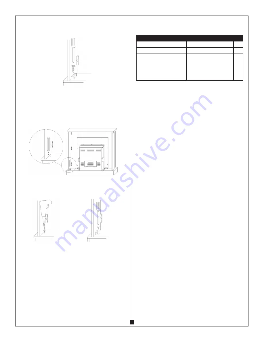 decorflame M903L-48BHO Owner'S Manual Download Page 7