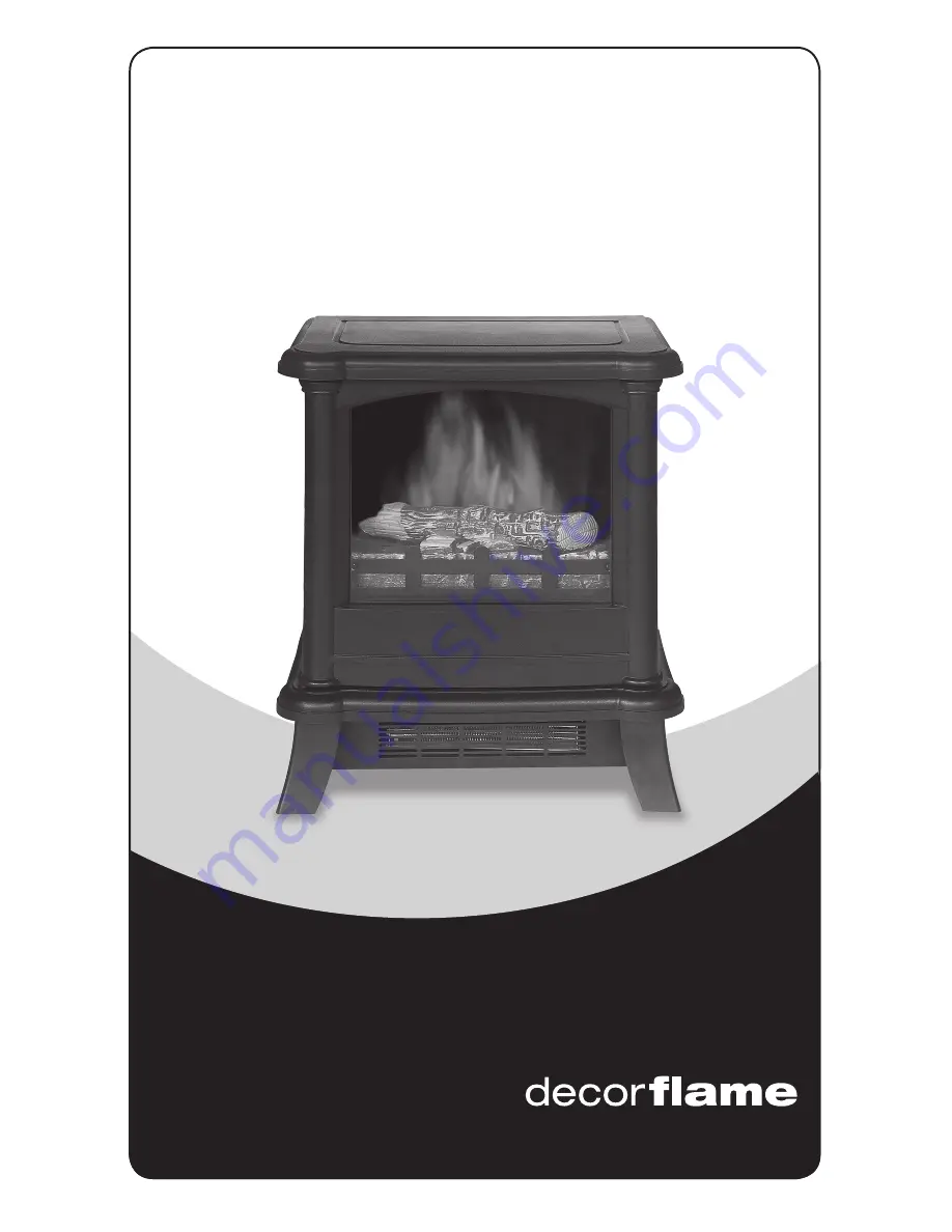 decorflame QC210-BK Скачать руководство пользователя страница 1