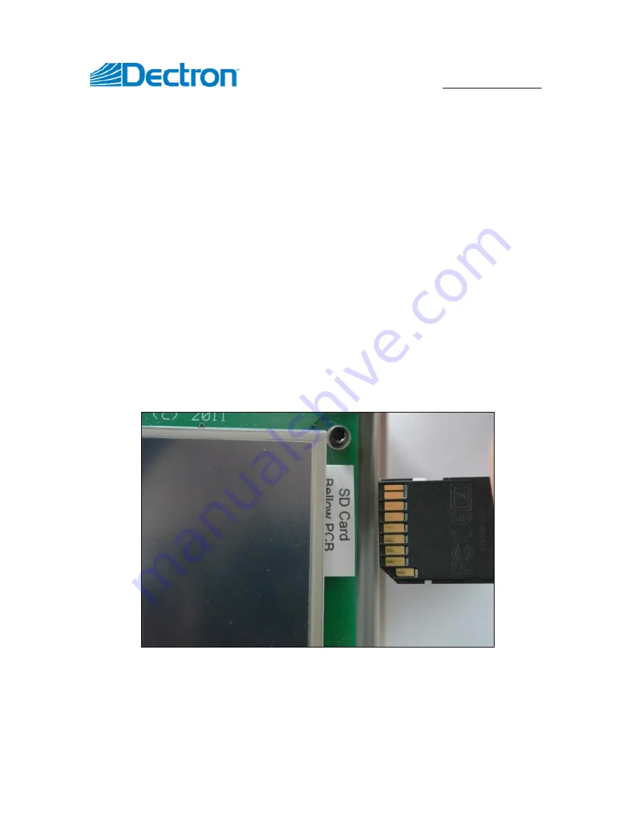 Dectron TOUCHSCREEN 2.1 User Manual Download Page 21