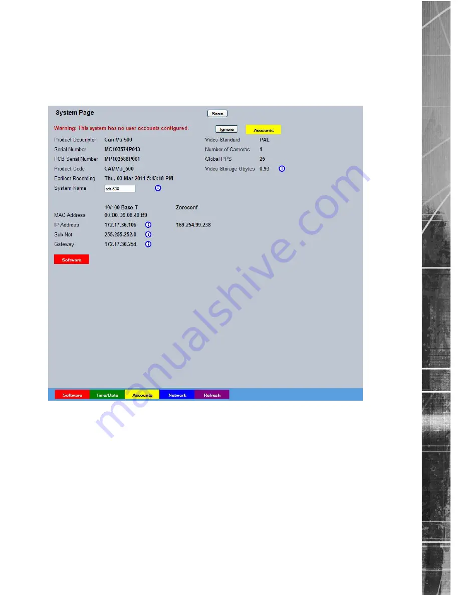 Dedicated Micros CamVu 500 Installation And Operation Manual Download Page 15