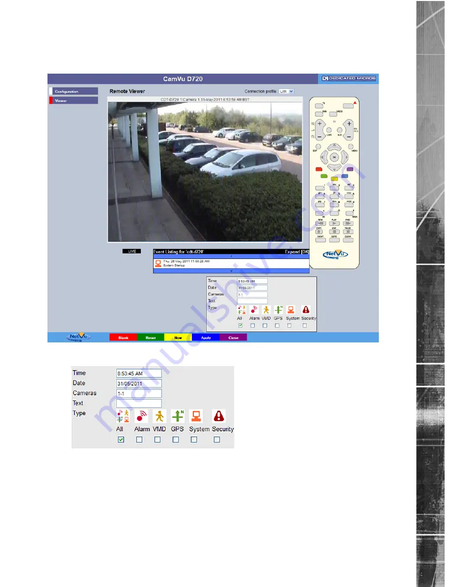 Dedicated Micros CamVu 500 Installation And Operation Manual Download Page 113