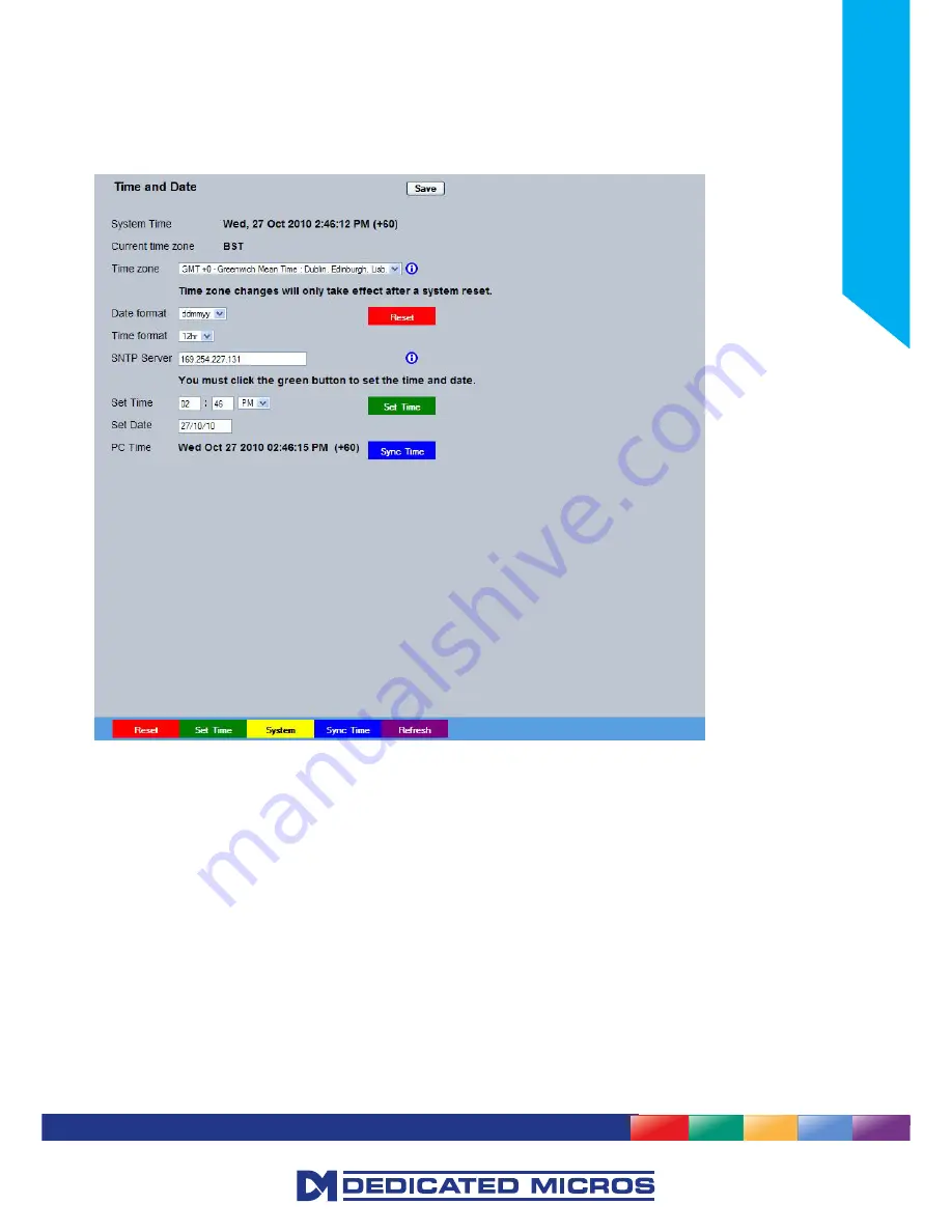 Dedicated Micros CamVu 720 Installation And Configuration Manual Download Page 25