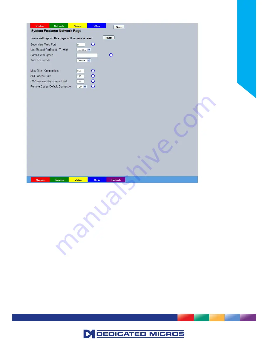 Dedicated Micros CamVu 720 Installation And Configuration Manual Download Page 29