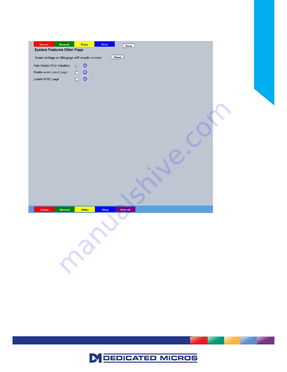 Dedicated Micros CamVu 720 Installation And Configuration Manual Download Page 31