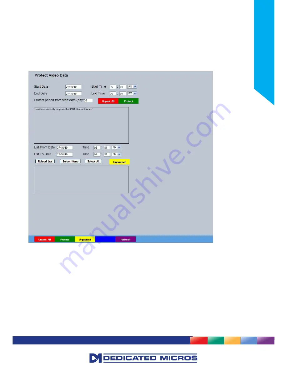 Dedicated Micros CamVu 720 Installation And Configuration Manual Download Page 51