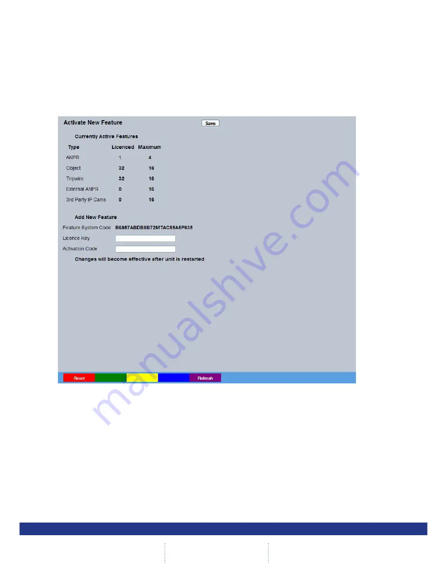 Dedicated Micros CamVu 720 Installation And Configuration Manual Download Page 92