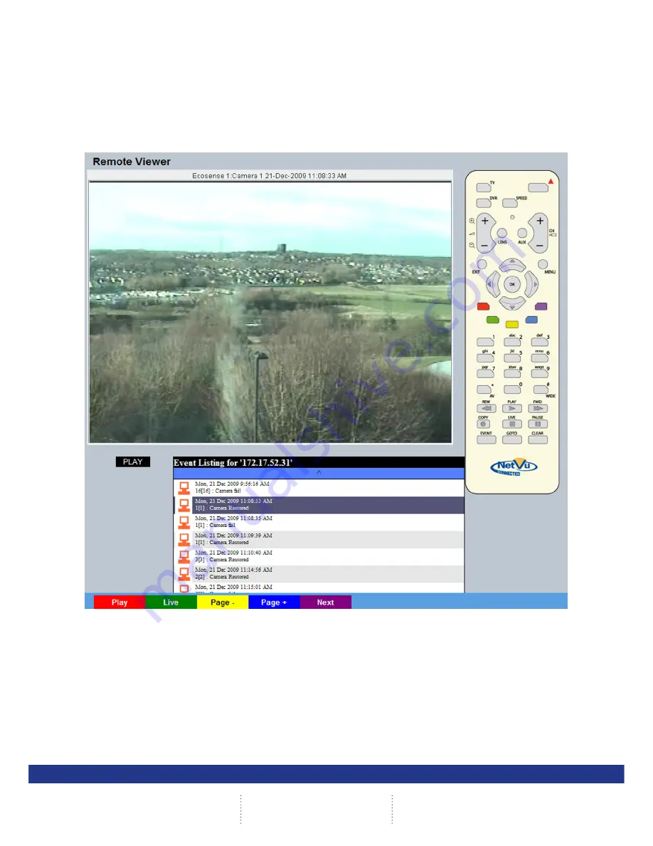 Dedicated Micros CamVu 720 Installation And Configuration Manual Download Page 136