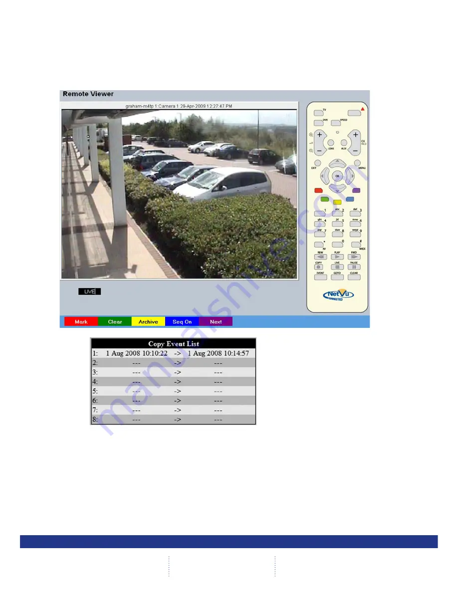 Dedicated Micros CamVu 720 Installation And Configuration Manual Download Page 144