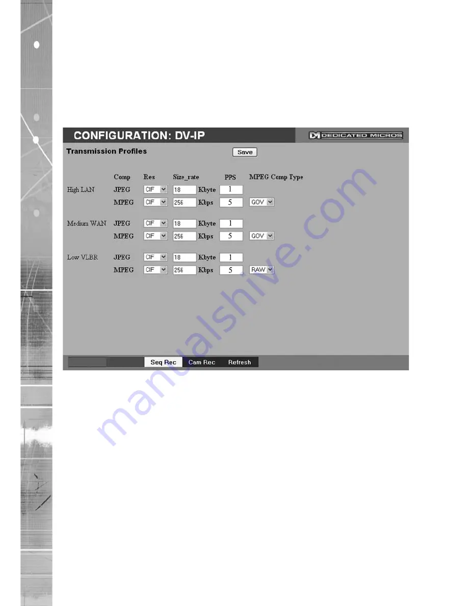 Dedicated Micros DV-IP HD Скачать руководство пользователя страница 74