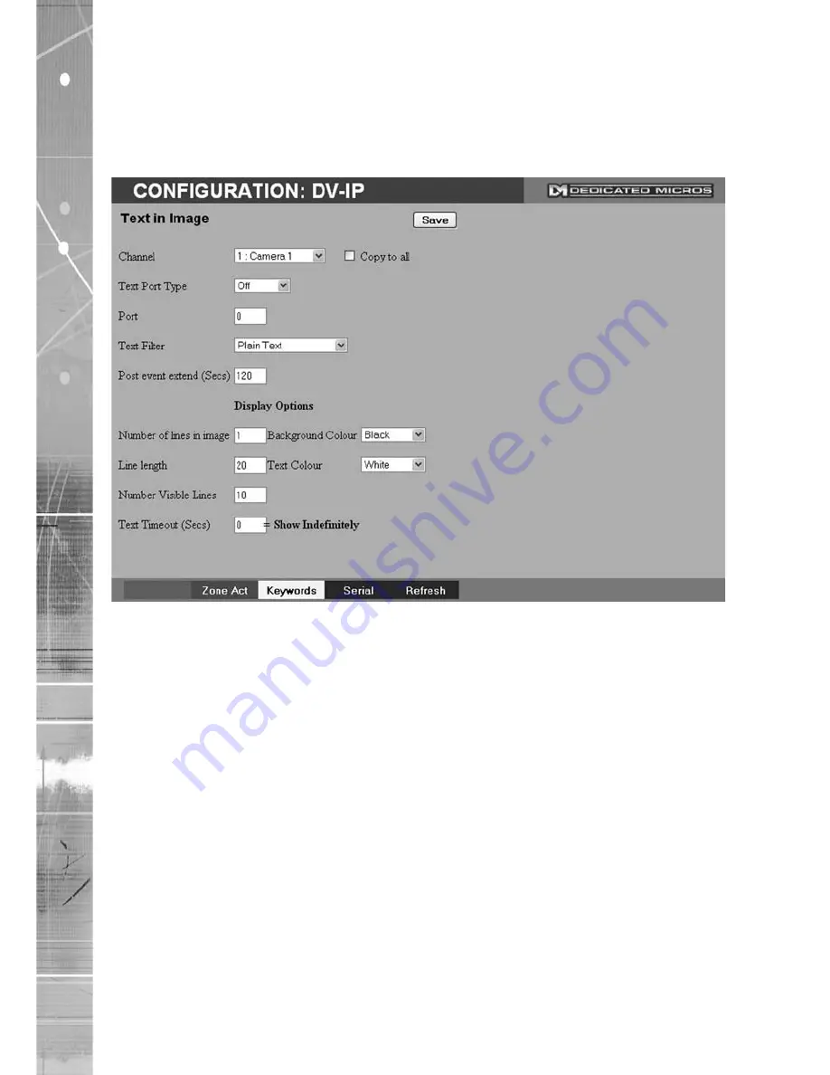 Dedicated Micros DV-IP HD Скачать руководство пользователя страница 84