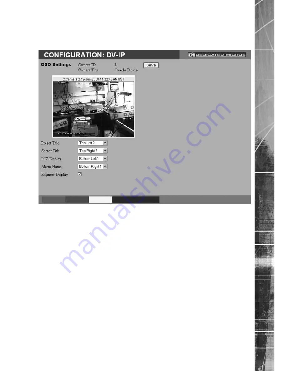 Dedicated Micros DV-IP HD Installation And Operation Manual Download Page 95