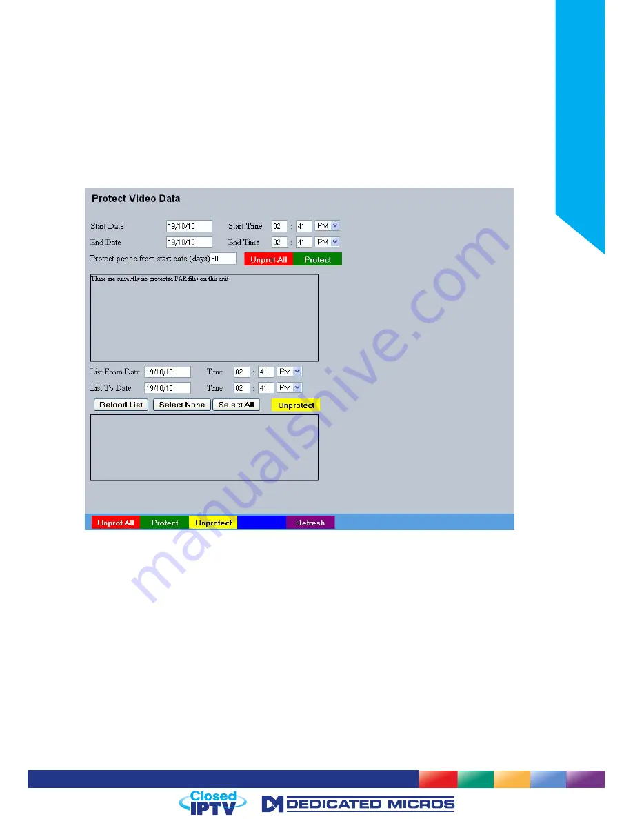 Dedicated Micros DV-IP NV8 Скачать руководство пользователя страница 109