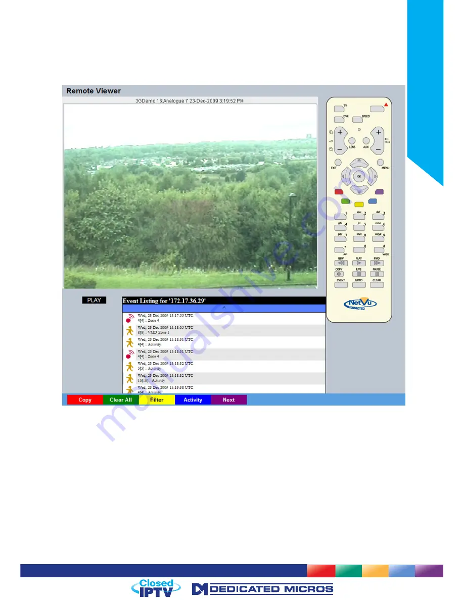 Dedicated Micros DV-IP NV8 Скачать руководство пользователя страница 195