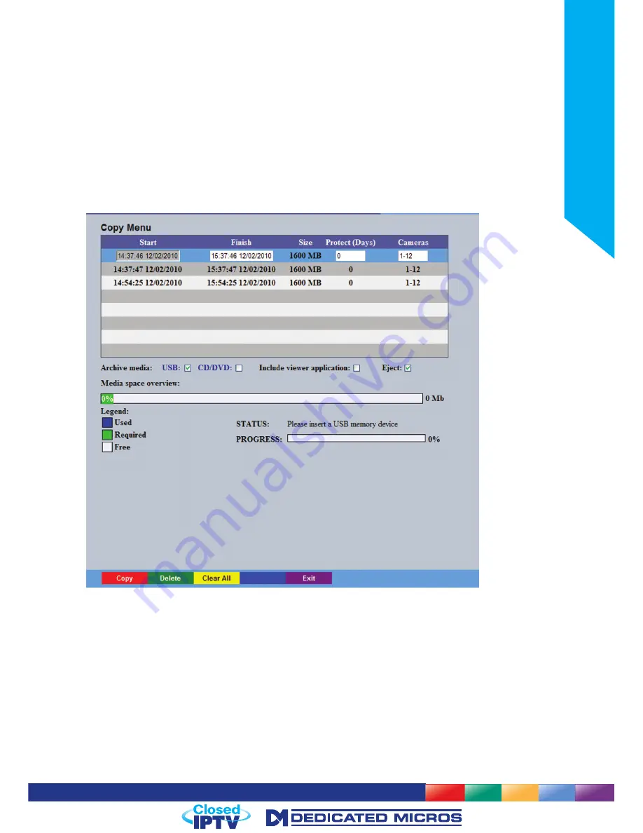 Dedicated Micros DV-IP NV8 Installation Manual Download Page 203